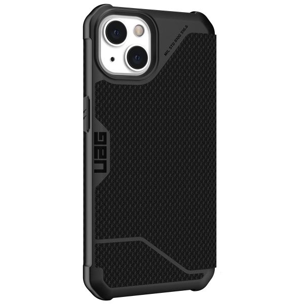 UAG Metropolis Bookcase Apple iPhone 13 - Kevlar Black
