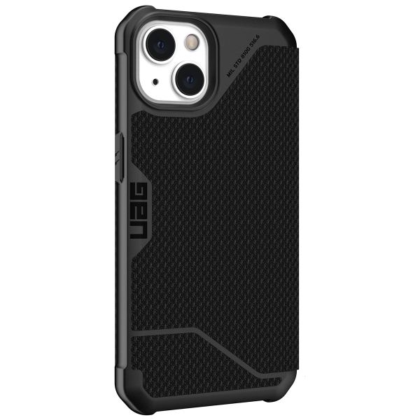 UAG Metropolis Bookcase iPhone 13 - Kevlar Black