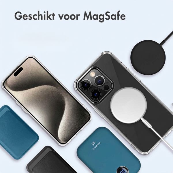 imoshion Protective Backcover met MagSafe Apple iPhone 15 Pro Max - Transparant
