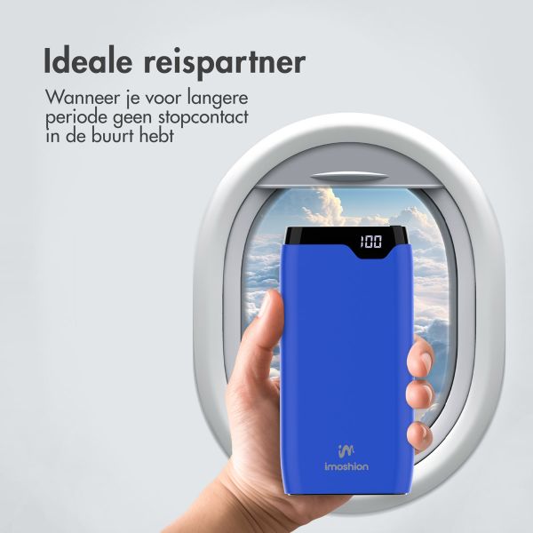 imoshion Powerbank - 20.000 mAh - Quick Charge en Power Delivery - Cobalt Blue