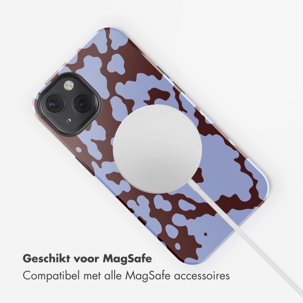 Selencia Vivid Backcover met MagSafe Apple iPhone 13 - Moo'd Lavender Glow