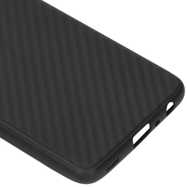 Carbon Softcase Backcover Samsung Galaxy A52(s) (5G/4G) - Zwart