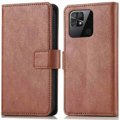 imoshion Luxe Bookcase Xiaomi Redmi 10C - Bruin