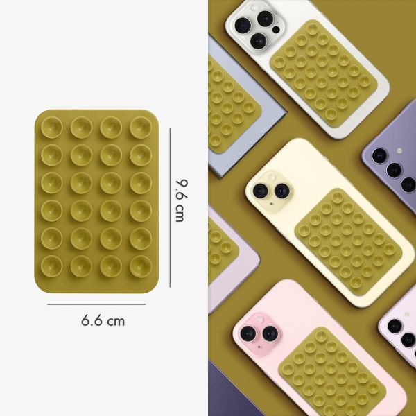 Selencia MagSafe zuignap telefoonhouder - Olive Dust