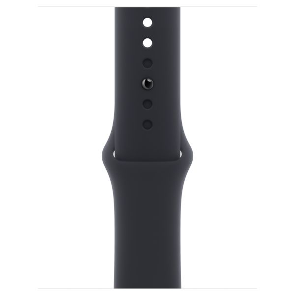 Apple Sport Band Apple Watch Series 1 t/m 9 / SE (38/40/41 mm) | Series 10 (42 mm) - Maat M/L - Midnight