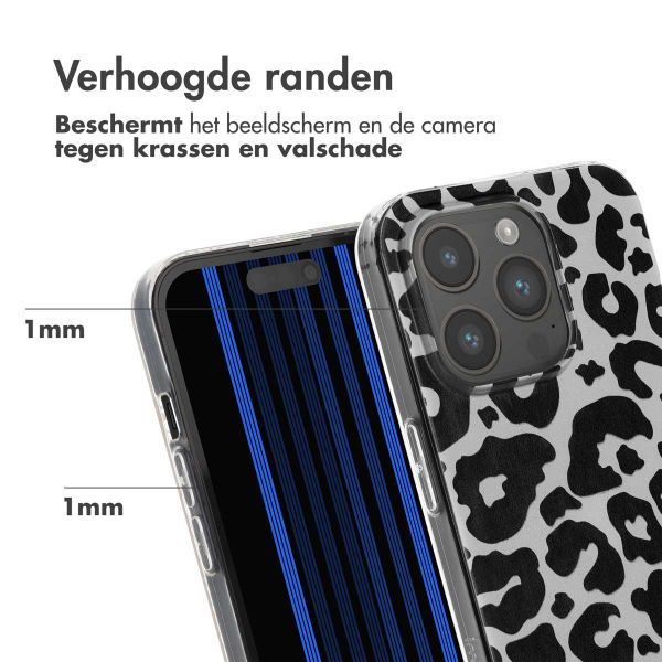 imoshion Design hoesje iPhone 15 Pro - Luipaard / Zwart