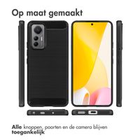 imoshion Brushed Backcover Xiaomi 12 Lite - Zwart