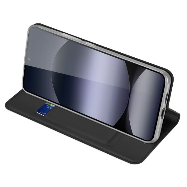 Dux Ducis Slim Softcase Bookcase Xiaomi Redmi Note 14 (4G) - Zwart