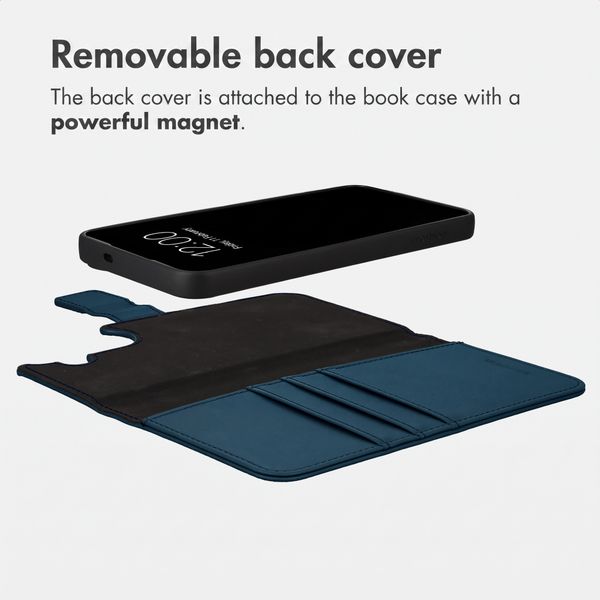 imoshion Detachable 2-in-1 Luxury Bookcase Samsung Galaxy S26 FE - Blue