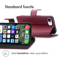 imoshion Luxe Bookcase iPhone SE 4 - Bordeaux