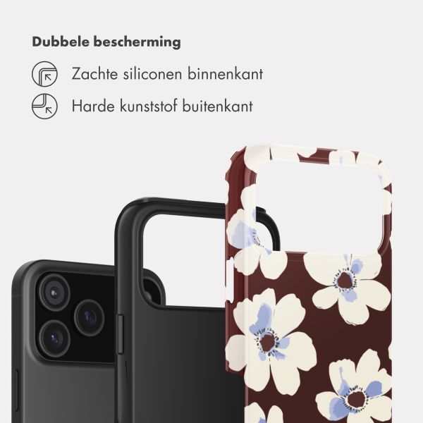 Selencia Vivid Backcover Apple iPhone 18 Pro Max / 17 Pro Max - Choco Flower Pop