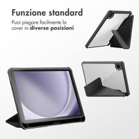 imoshion Origami Bookcase Samsung Galaxy Tab A9 Plus - Zwart