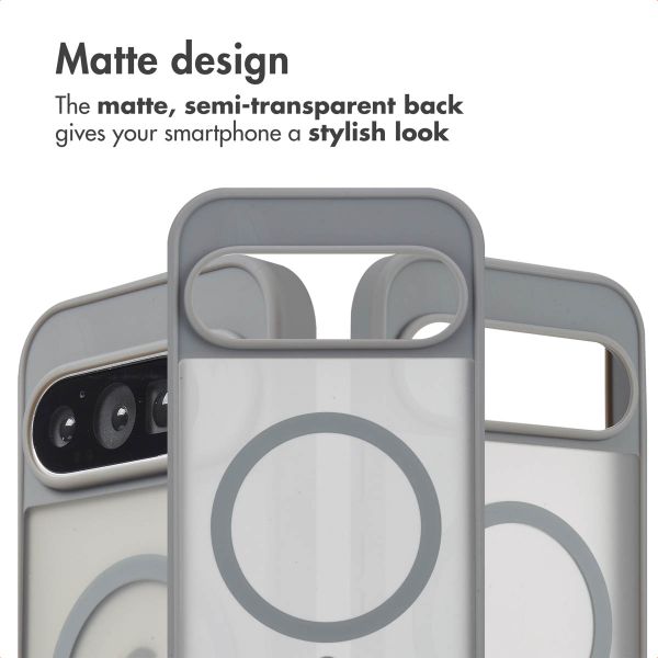 imoshion Color Guard Backcover met MagSafe Google Pixel 9 / 9 Pro / 10 / 10 Pro - Grijs