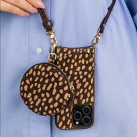 Selencia Nova Real Leather Mini Pouch - Fawn Chic