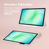 Accezz Smart Silicone Bookcase Samsung Galaxy Tab A11 Plus / A9 Plus - Roze
