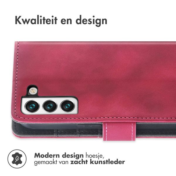 imoshion Bookcase met koord Samsung Galaxy S21 FE - Rood