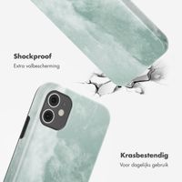 Selencia Vivid Tough Backcover iPhone 11 - Marble Grayed Jade