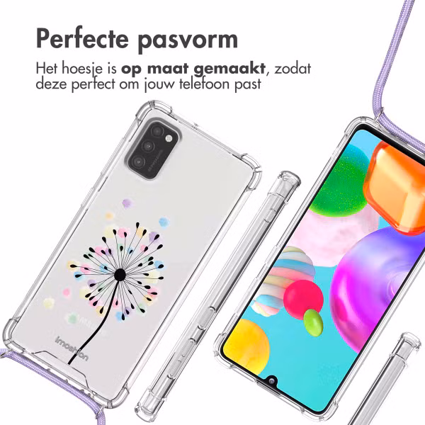 imoshion Design hoesje met koord Samsung Galaxy A41 - Sandstone Dandelion