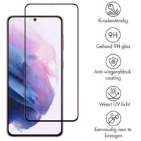 Accezz Gehard Glas Full Cover Screenprotector Samsung Galaxy S22 Plus / S23 Plus