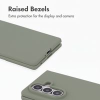 Accezz Liquid Silicone Case Samsung Galaxy Z Fold 8 Ultra - Cooper Green