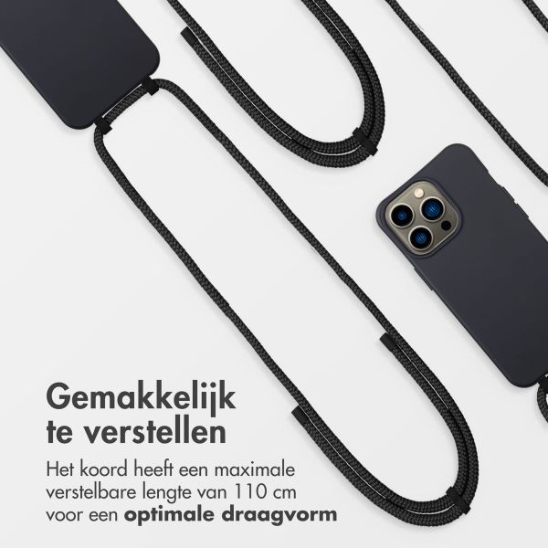 imoshion Color Backcover met afneembaar koord MagSafe Apple iPhone 13 Pro - Zwart
