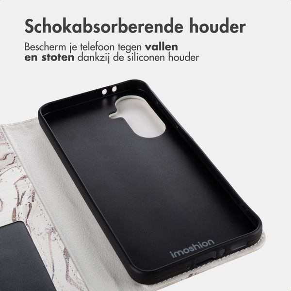 imoshion Design Bookcase Samsung Galaxy A37 (5G) - Sandy Marble
