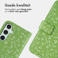 imoshion Design Bookcase Samsung Galaxy S25 - Green Flowers