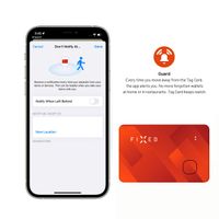 Fixed Tag Card - Bluetooth Tracker voor iOS - Oranje