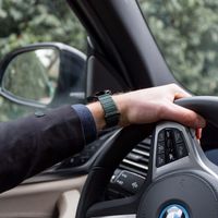 imoshion Magnetisch lederen bandje  - Universeel 22 mm aansluiting - Groen