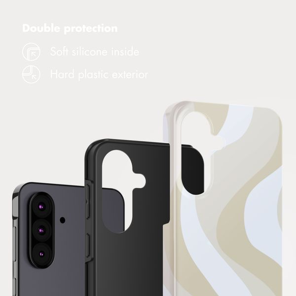 Selencia Vivid Back Cover Samsung Galaxy A37 (5G) - Desert Waves Beige