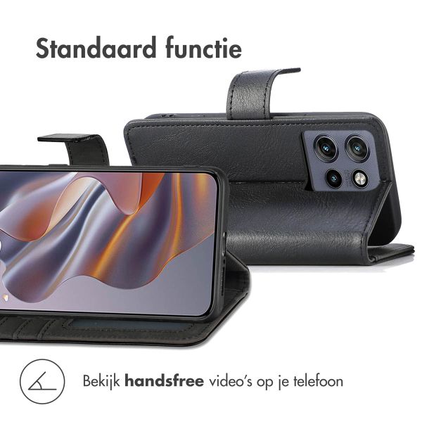 imoshion Luxe Bookcase Motorola Thinkphone 25 / Motorola Edge 50 Neo / Edge 60 Neo - Zwart