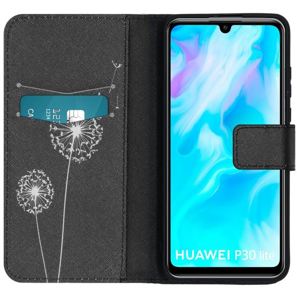 imoshion Design Softcase Bookcase Huawei P30 Lite - Dandelion