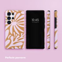 Selencia Vivid Backcover Samsung Galaxy S25 Ultra - Modern Bloom Pink