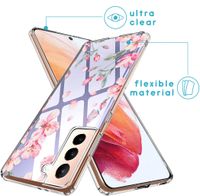 imoshion Design hoesje Samsung Galaxy S21 - Bloem - Roze