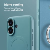 imoshion Color Backcover met MagSafe Apple iPhone 16 - Smoke Green