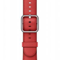 Apple Leather Band Classic Buckle Apple Watch Series 1-9 / SE - 38/40/41 mm / Series 10 - 42 mm - Rood