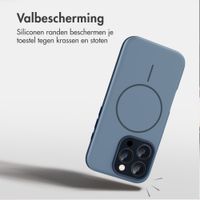 imoshion Color Backcover met Thin MagSafe Ring Apple iPhone 15 Pro - Donkerblauw