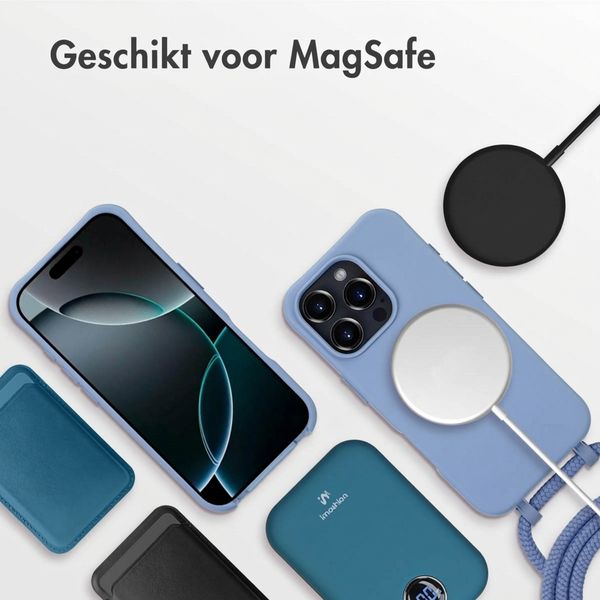 imoshion Color Backcover met afneembaar koord met MagSafe Apple iPhone 16 Pro - Ash Blue