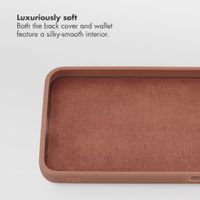 Accezz Edge detachable Bookcase with MagSafe Samsung Galaxy A27 (5G) - Brown