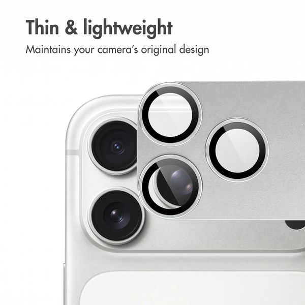 imoshion Camera Protector Glass 2-pack Apple iPhone 18 Pro Max / 17 Pro Max - Silver