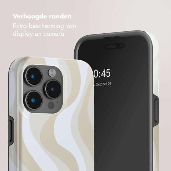 Selencia Vivid Backcover met MagSafe Apple iPhone 15 Pro Max - Desert Waves Beige