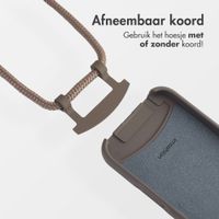 imoshion Color Backcover met afneembaar koord MagSafe Apple iPhone 16 - Black Coffee