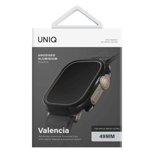 Uniq Valencia Apple Watch Case Ultra (2) - 49 mm - Titanium Silver