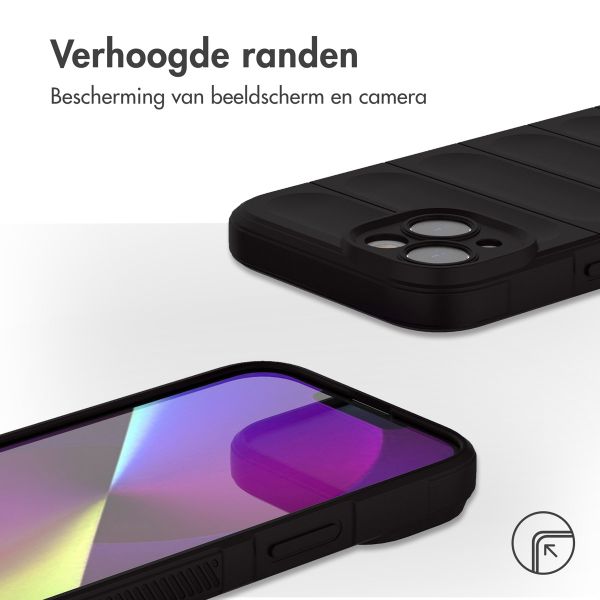 imoshion EasyGrip Backcover iPhone 14 - Zwart