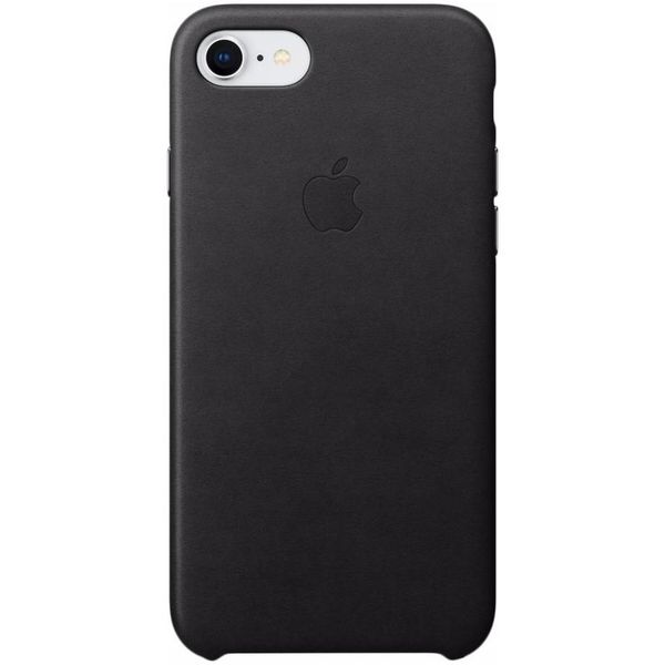 Apple Leather Backcover iPhone SE (2022 / 2020) / 8 / 7 - Black