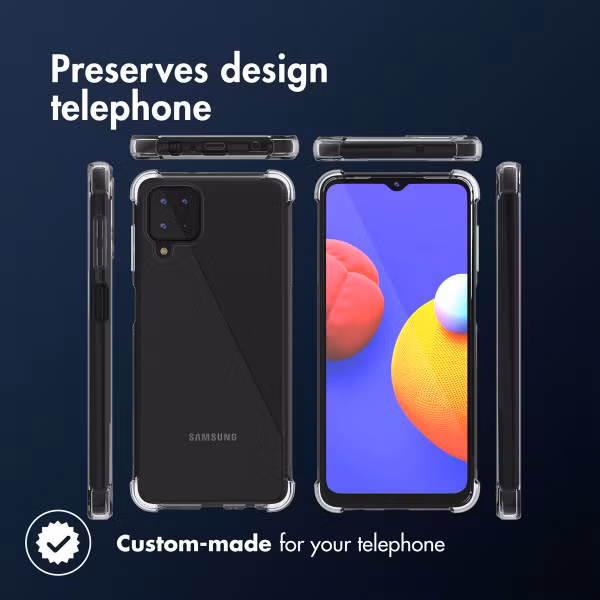 imoshion Shockproof Case Samsung Galaxy A12 - Transparant