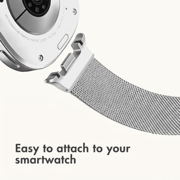 imoshion Milanese Magnetic Band Samsung Galaxy Watch Ultra 2 (2026) / Ultra (2024/2025) - Silver