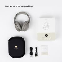 Selencia Urban Play Draadloze Koptelefoon - Active Noise Cancelling - Met Opbergcase - Cosy Grey