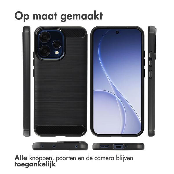 imoshion Brushed Backcover Oppo Reno15 F (5G) - Zwart