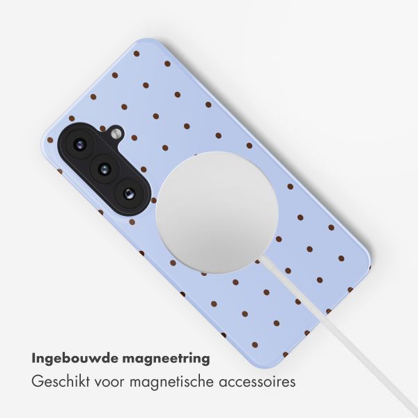Selencia Vivid Backcover met MagSafe Samsung Galaxy S26 - Happy Dots Digital Sky